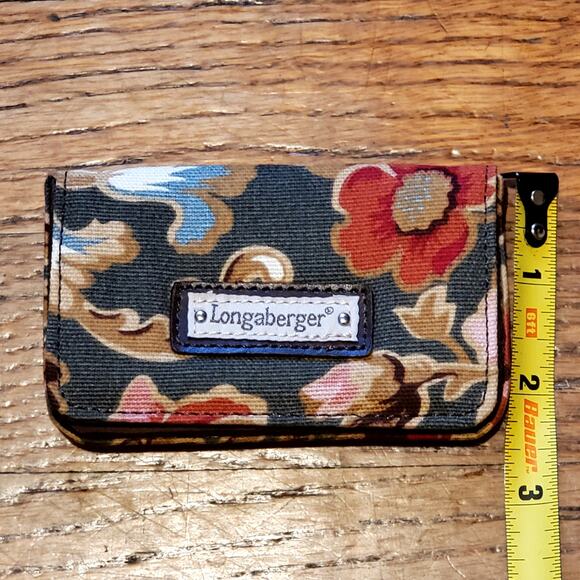 New Longaberger Homestead Collection Card Case Holder - Picture 6 of 6